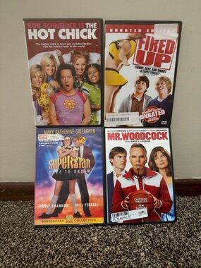 Assorted Comedy DVD Movies - Multi-Color - Set of 4